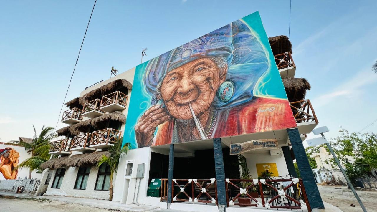 Hotel Mayari Holbox Exteriör bild Mural in Tulum