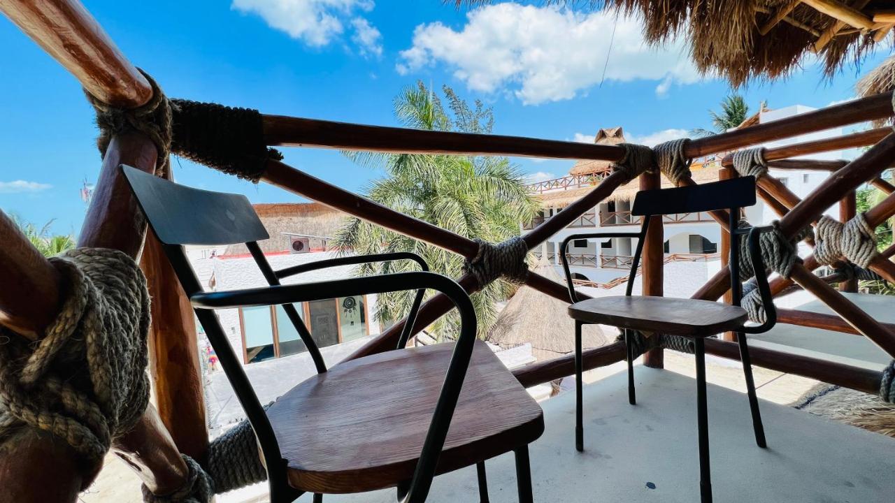 Hotel Mayari Holbox Exteriör bild A view from the balcony of a hotel in Tulum, Mexico