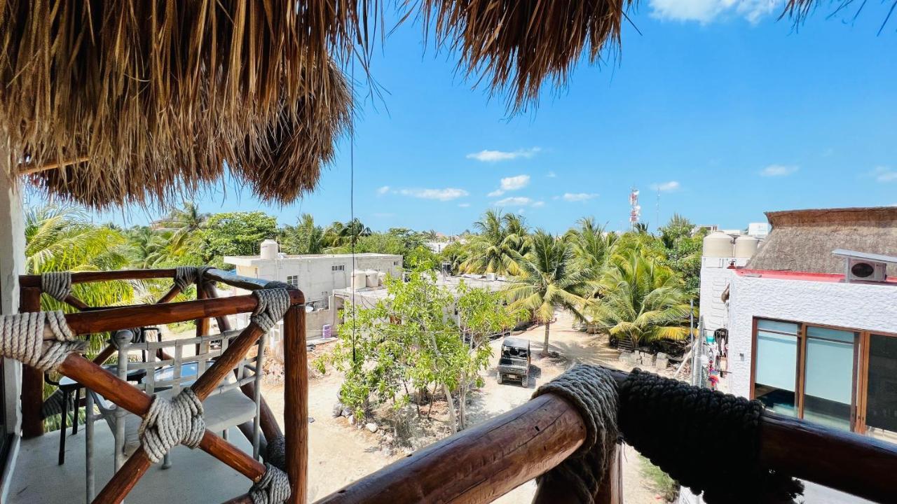 Hotel Mayari Holbox Exteriör bild View of Tulum from a rooftop